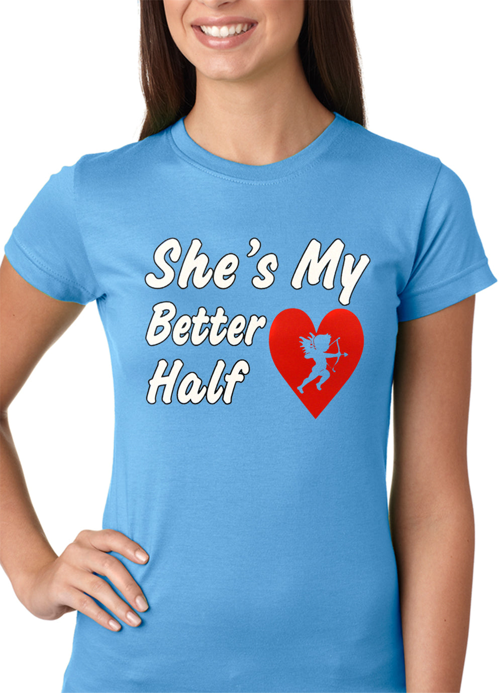 She's My Better Half Girls T-shirt – Bewild