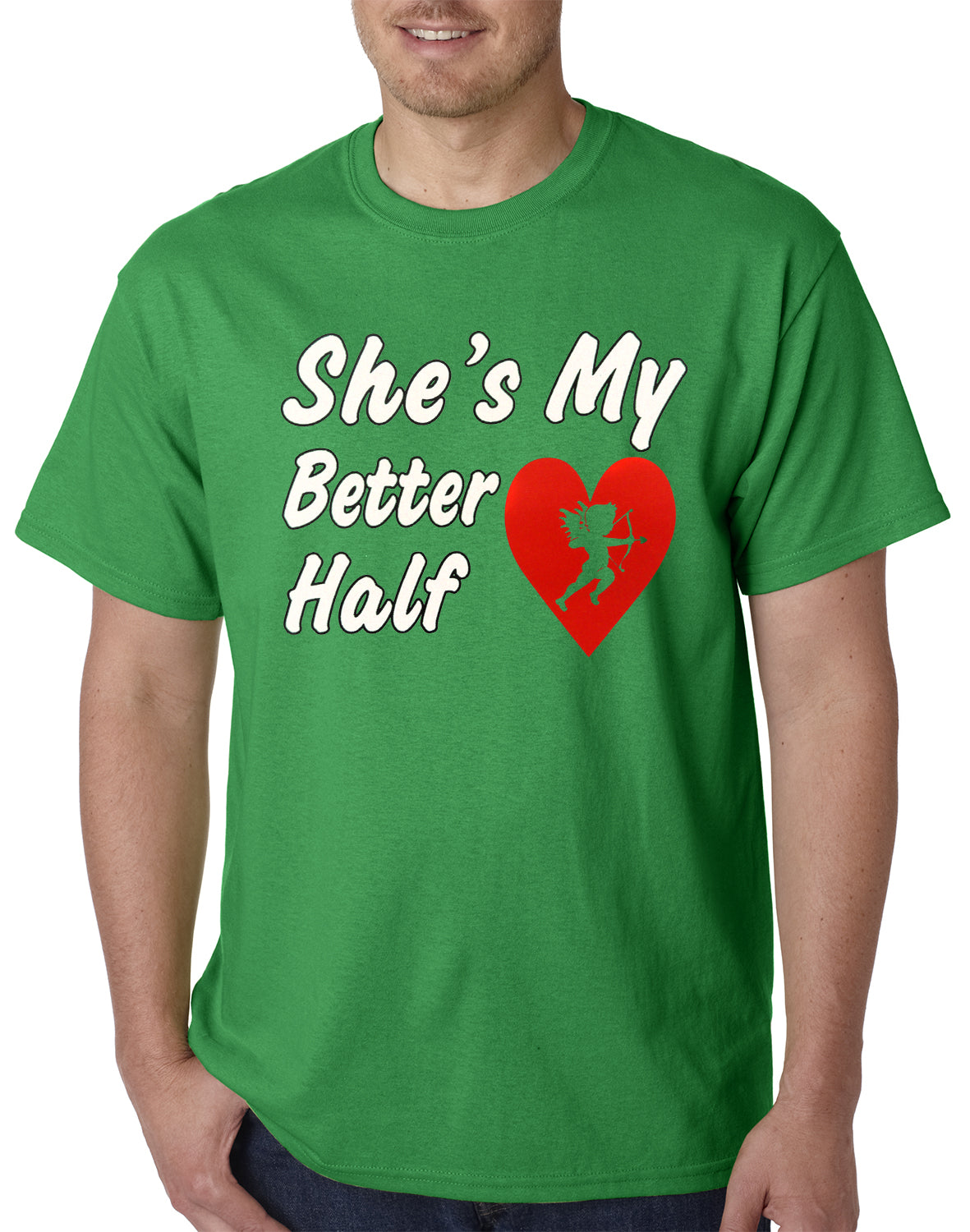 She's My Better Half Mens T-shirt – Bewild