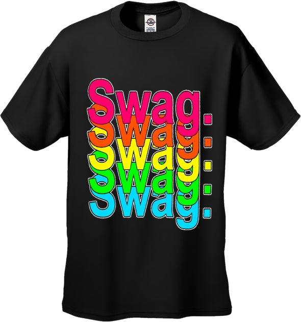 Swag Multi-Color Neon Men's T-Shirt –