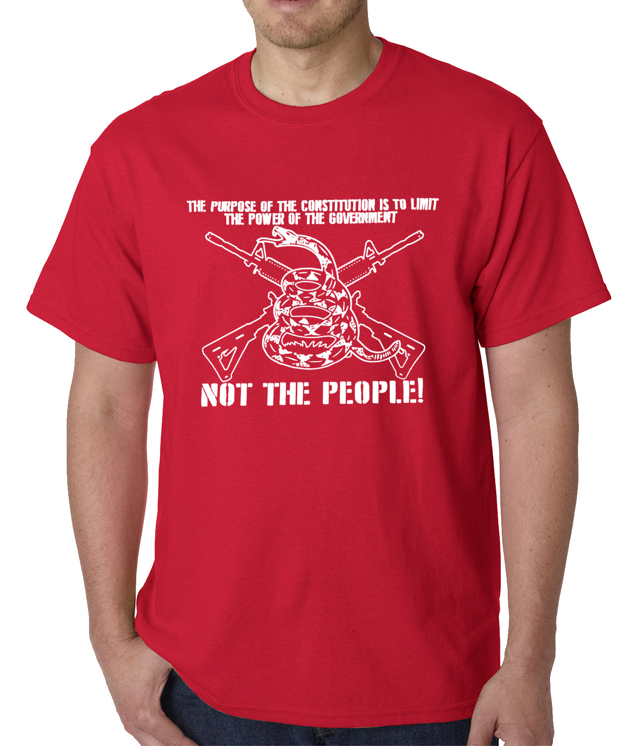 The Constitution Limits The Government Not People Mens T-shirt – Bewild