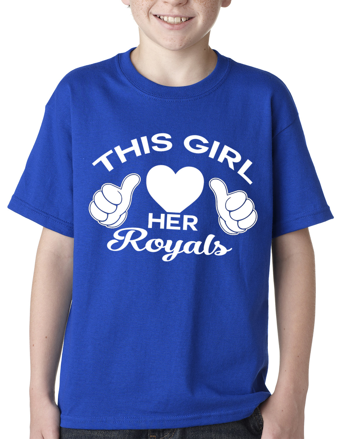 kc royals kids shirt