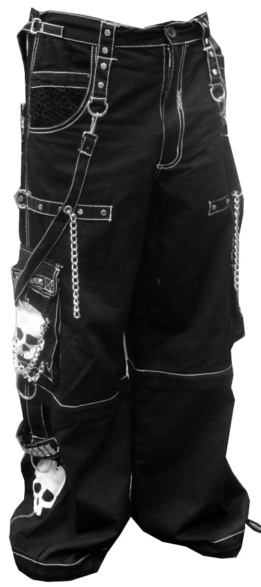 Super Skull Bondage Pants - Red