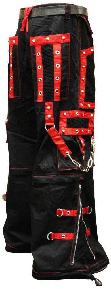 Tripp NYC New Death Row Bondage Pants Black Red Be 