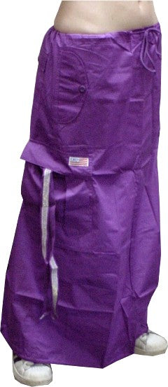 purple utility skirt