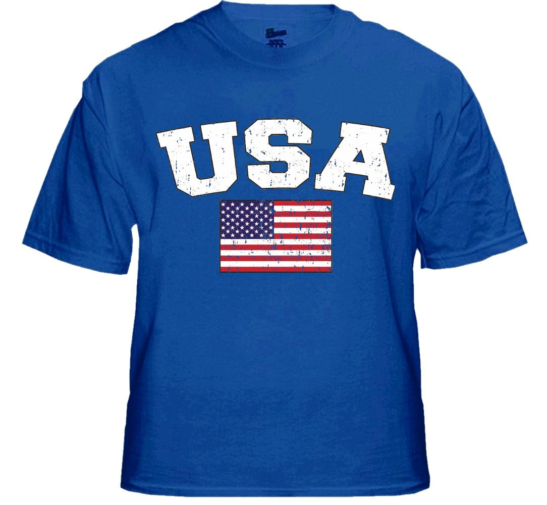 USA Vintage Flag International Mens T-Shirt – Bewild