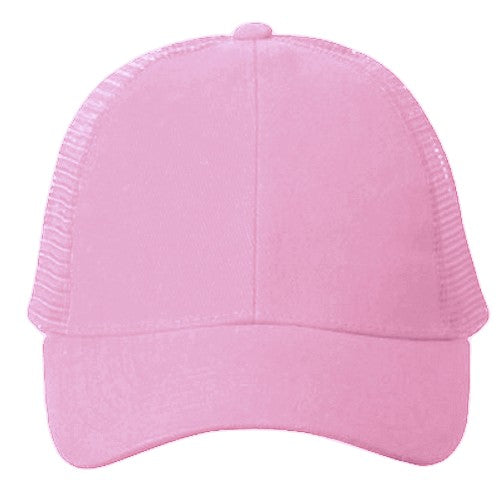 Vintage Trucker Hats Solid Pastel Pink Trucker Cap Bewild