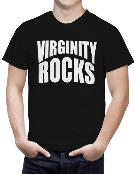 Virginity Rocks Mens T Shirt Bewild