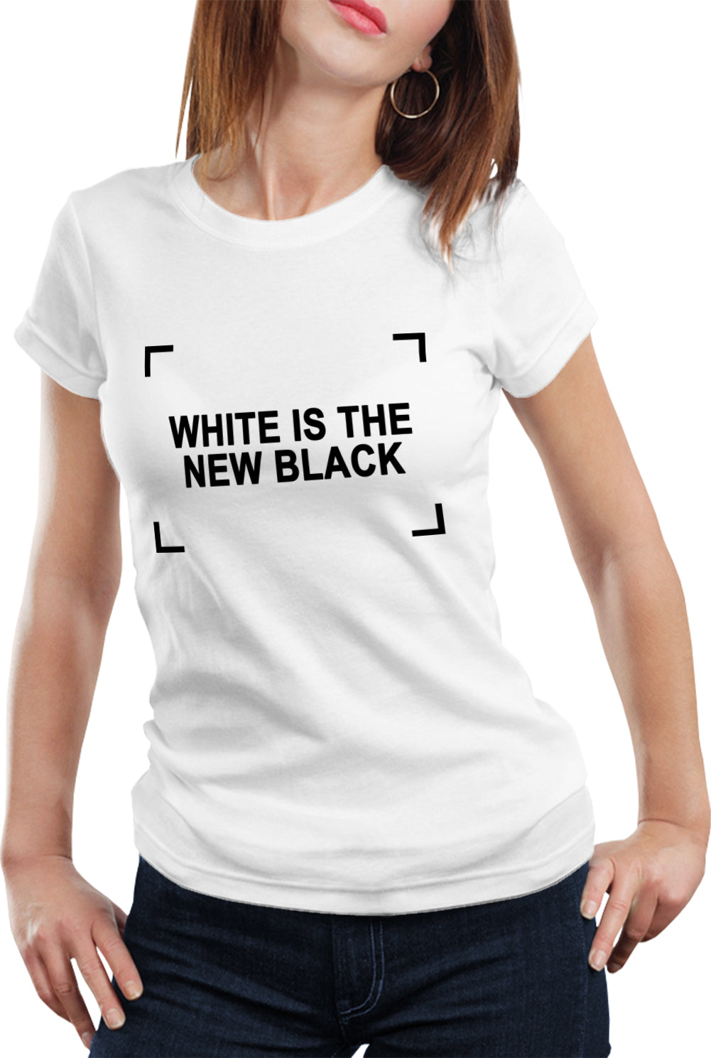 black and white shirt girls