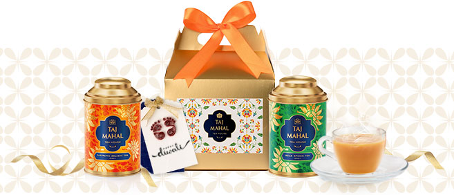 Buy Festive Diwali gift hamper I tea I tisane I set of 3 Online - Suspire