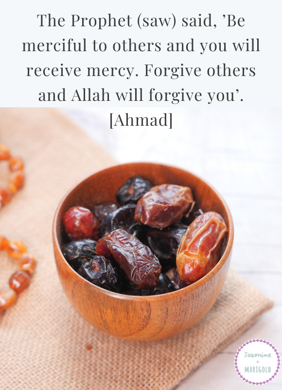 prayer for forgiveness and a bowl o fdates