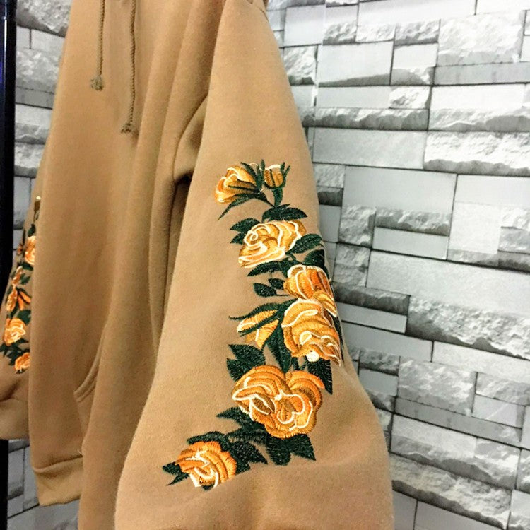 golden roses hoodie