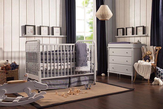 jenny lind crib fog grey