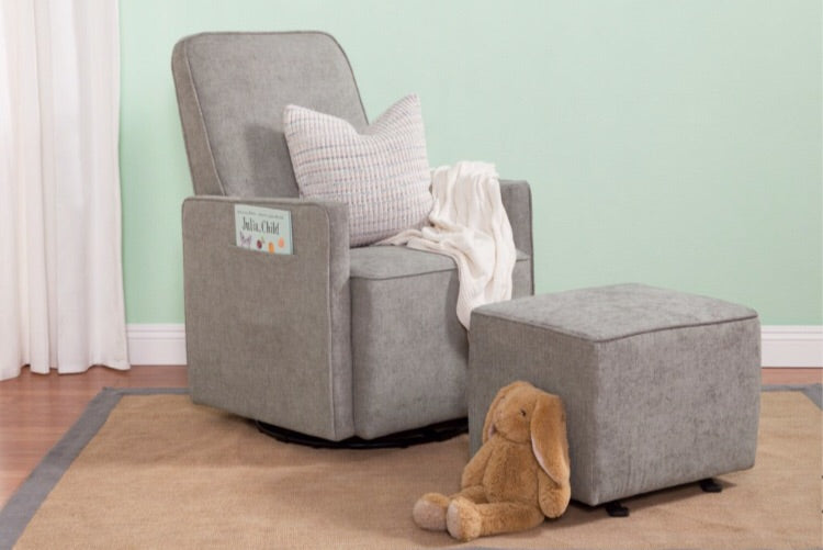 davinci sierra swivel glider and ottoman