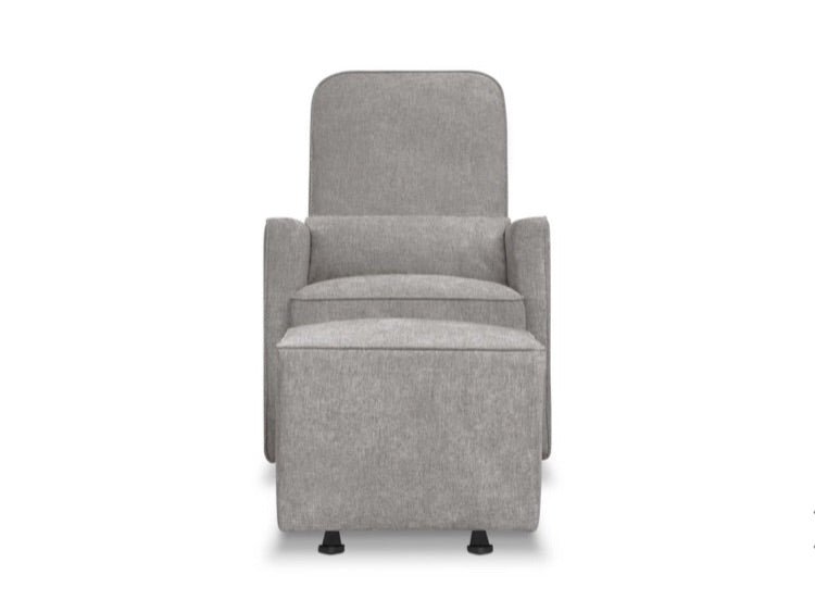 davinci sierra swivel glider with gliding ottoman