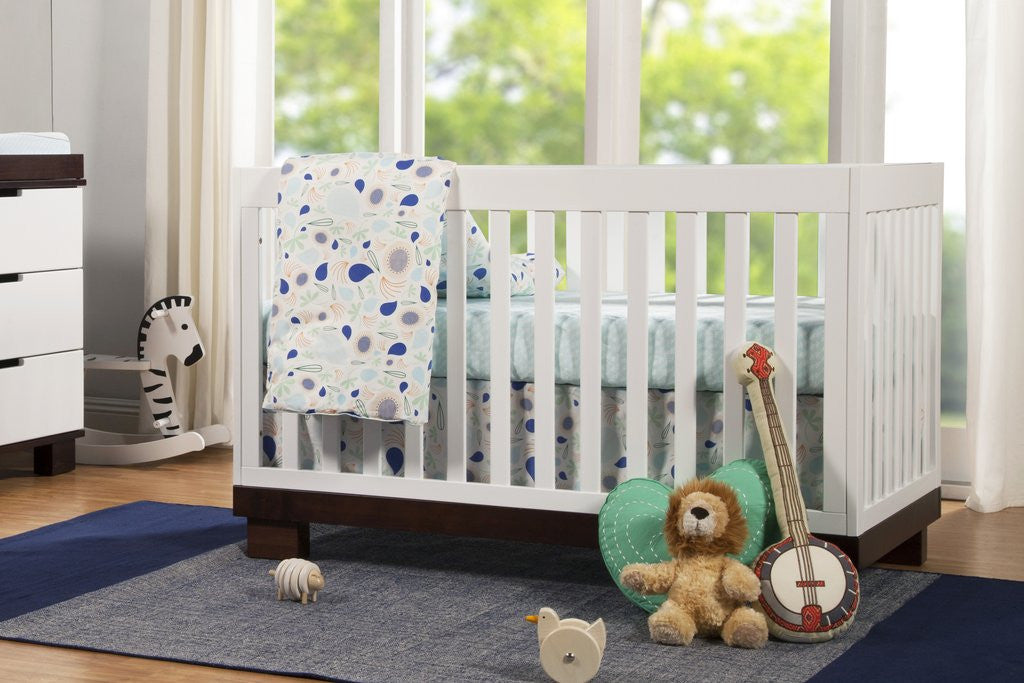 white crib converts to toddler bed