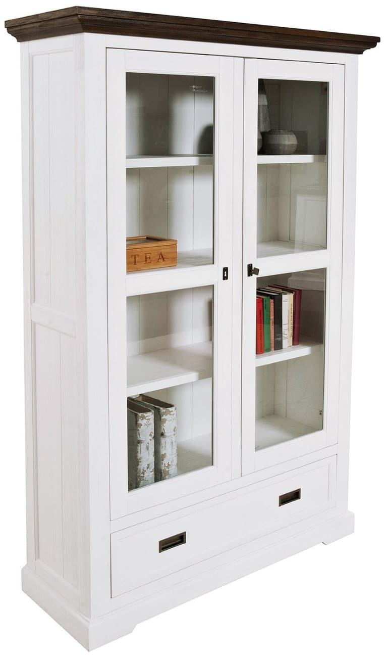 Our Furniture Warehouse Hampton S Bookcase With Glass Doors In