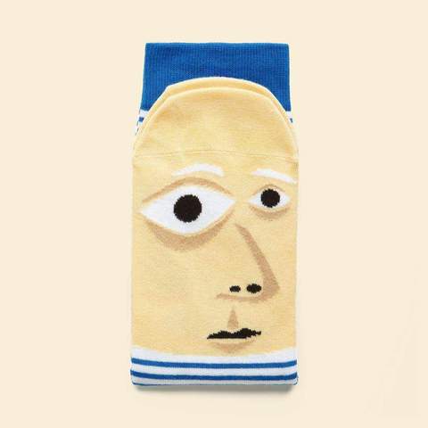 Funky Picasso inspired socks