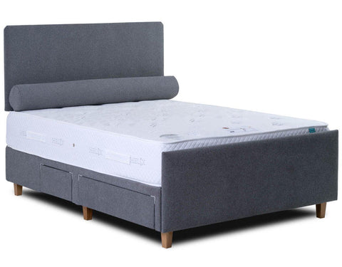 Vogue Nicole Premium Upholstered Drawer Divan Bed Frame