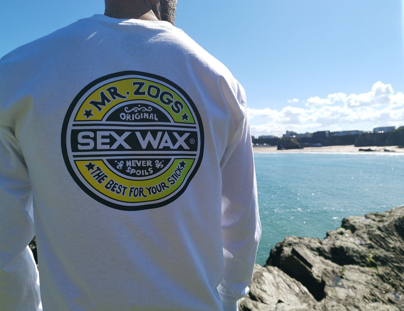 Mr Zogs Sex Wax T Shirt The Fade White Long Sleeve Sunset Surf Shop Free Download Nude Photo