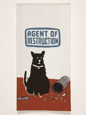 Blue Q Agent of Destruction Dish Towel - Simple Tidings & Kitchen