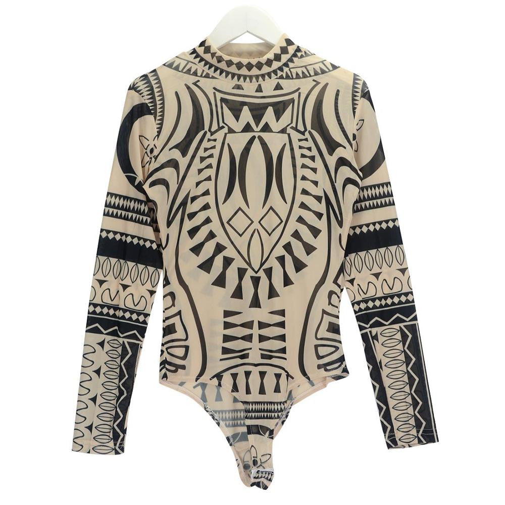 printed bodysuit