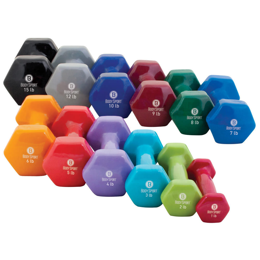 vinyl dumbbells