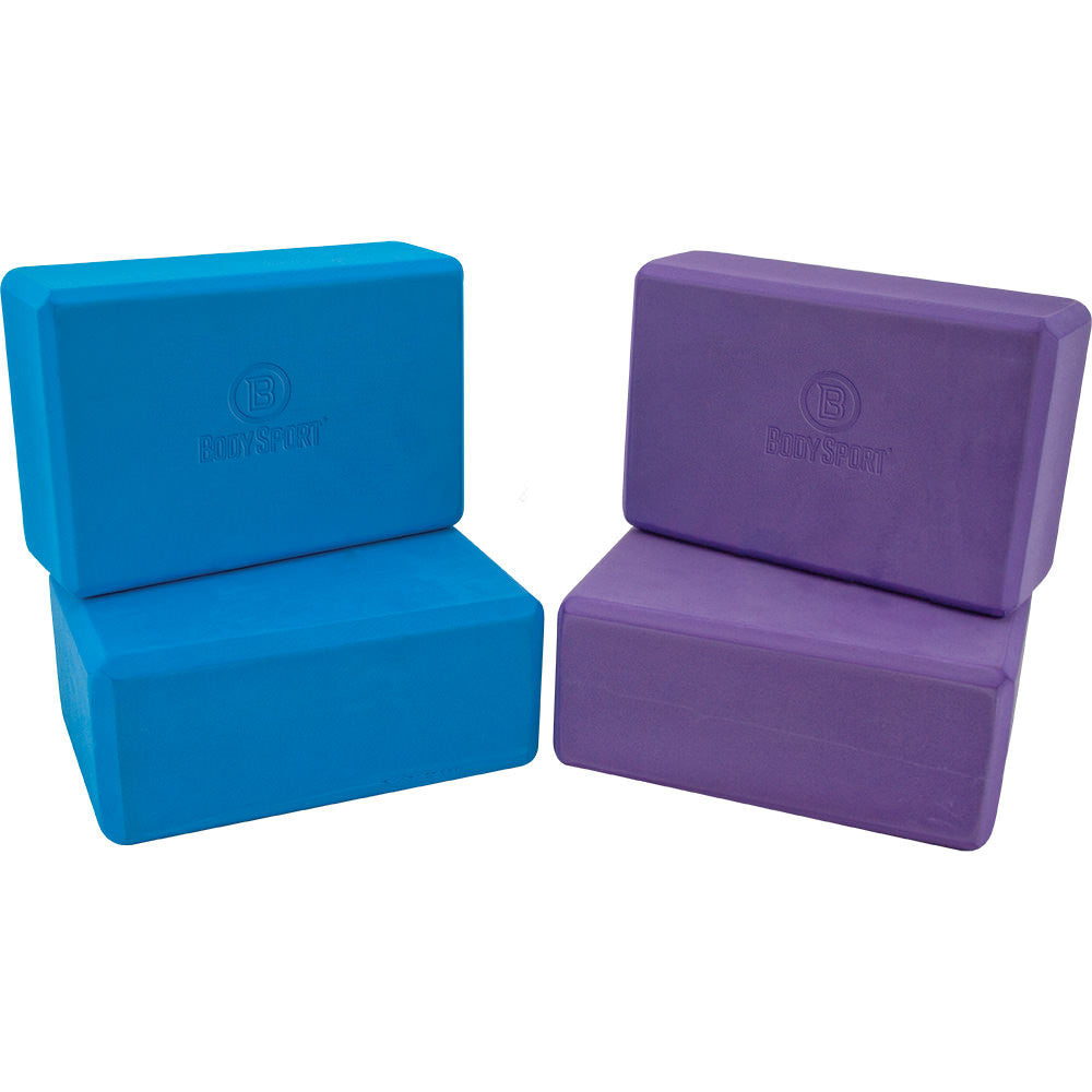 MICRODRY - Stretching & Exercise Foam Blocks, Yoga, Pilates Equipment for Home  Workouts, Fitness Accessories for Home