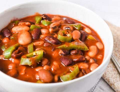 Five Bean Chilli #Veganuary #Vegan #Vegetarian