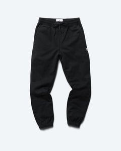 Tall Black Cargo Pocket Detail Velvet Sweatpant