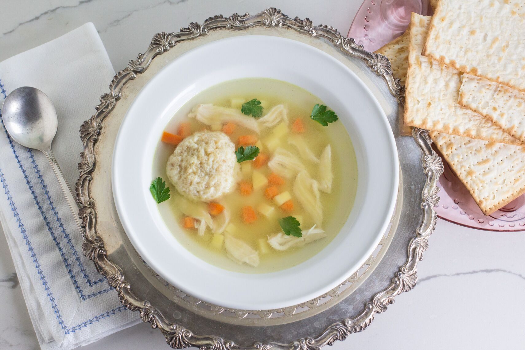 Fody Low FODMAP Matzah Ball Soup