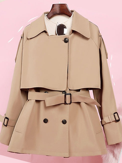 short trench jacket