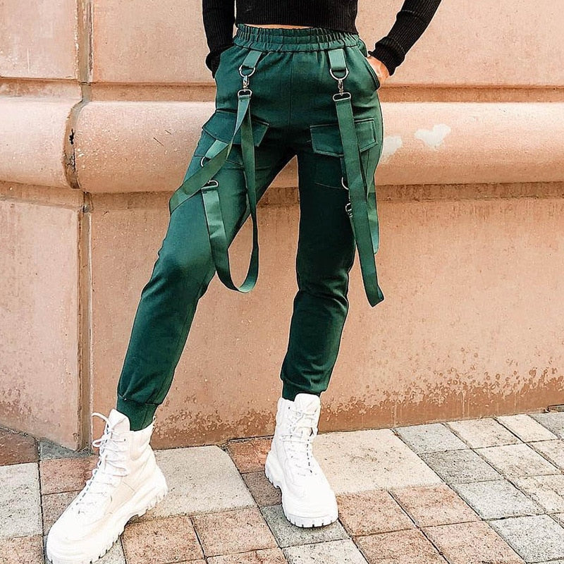 womens casual cargo pants