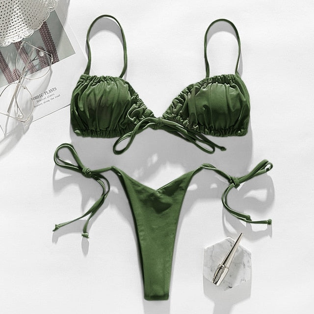 Ashoreshop Brazilian micro bikinis 2021 mujer Sexy string swimsuit ...