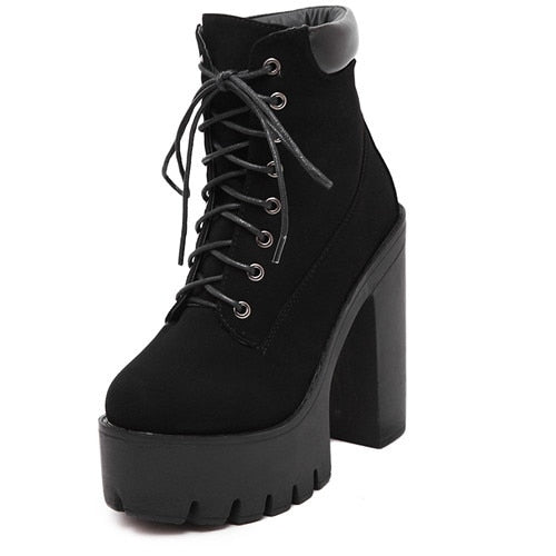 womens platform ankle boots