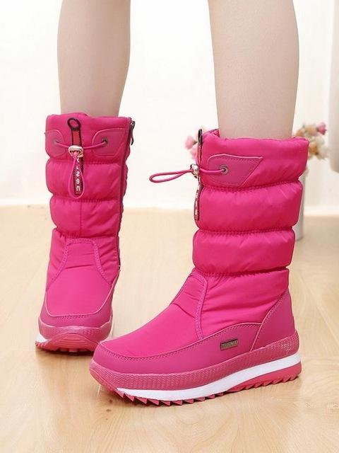 waterproof platform boots