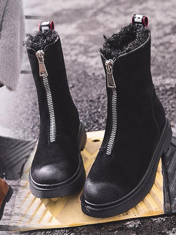 women's mid calf winter boots