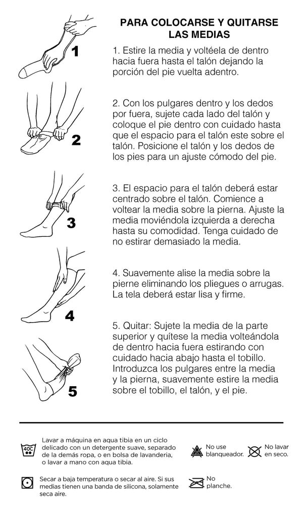 Wear and Care Guide in Spanish