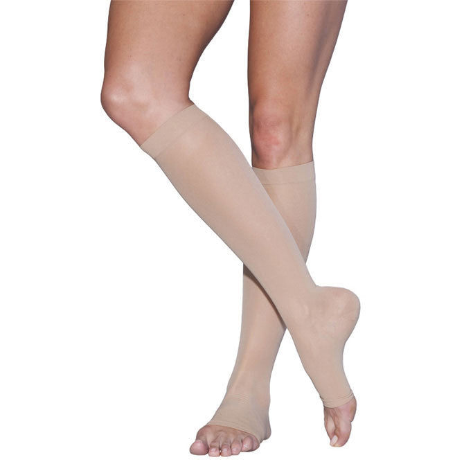 Sigvaris Style 781 Sheer Open Toe Knee Highs 15 20 Mmhg Ames Walker 5044