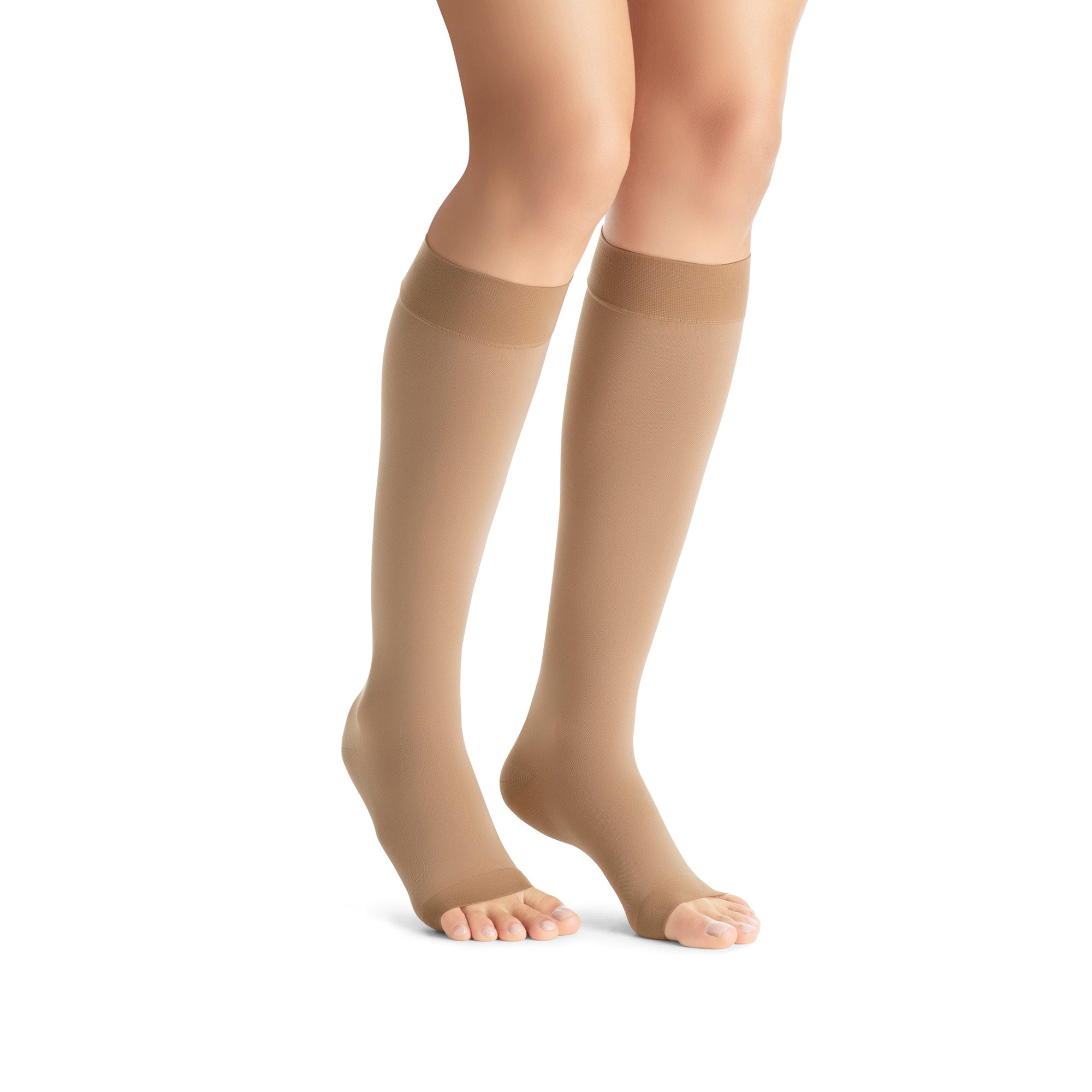 Jobst Opaque Open Toe Maternity Knee Highs - 20-30 mmHg | Ames Walker