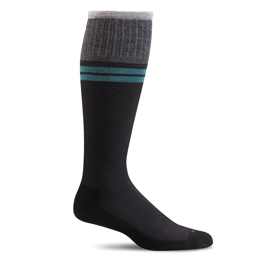 SockWell Men's Sportster Knee High Socks - 15-20 mmHg l Ames Walker