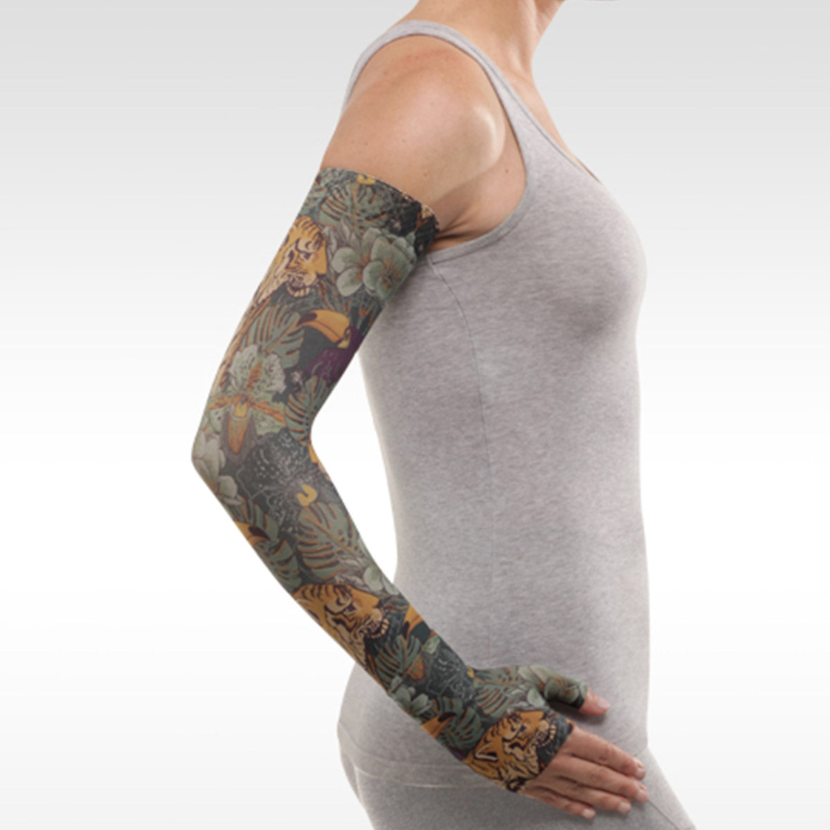 tiger stripe tattoo sleeve