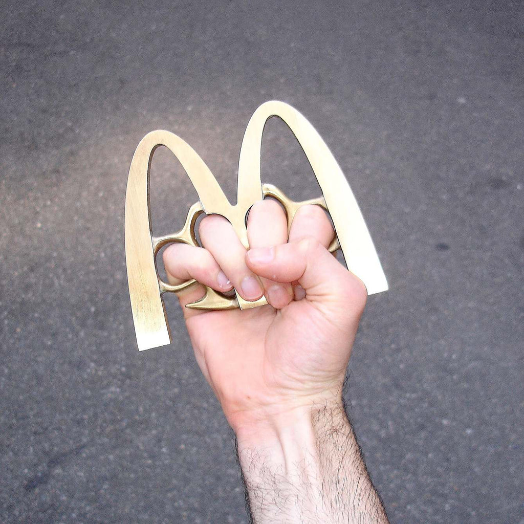 Famous Brand Logo Weapons - Tom Galle - McDonald's Brass Knuckles