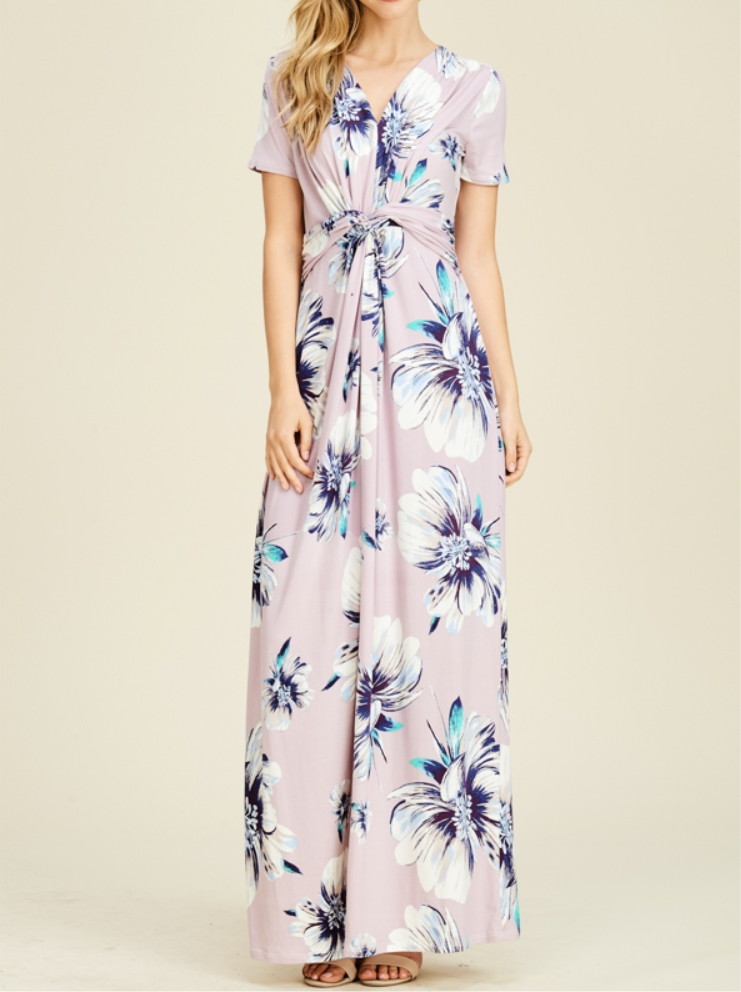 Lovely Lilac Maxi Dress - Plus – Simply Mod - Modest Clothing Boutique