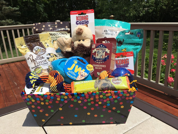 dog toy gift baskets