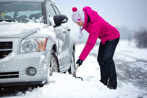 heated clothing benefits scraping car in cold