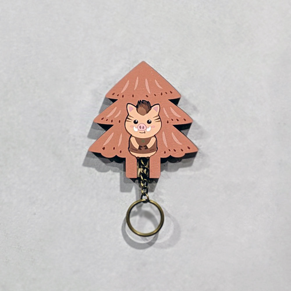 Dazzy Life Key House Tree Series Fawn Koala Pig Gee Yu