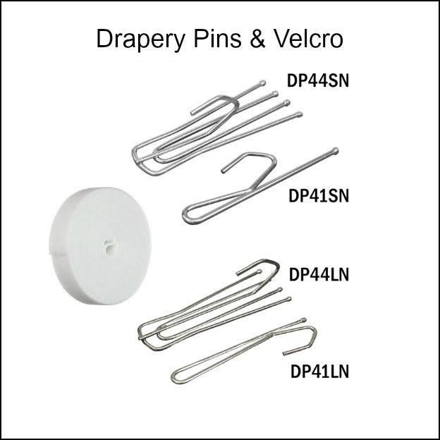 4-Prong Drapery Hooks End Pins