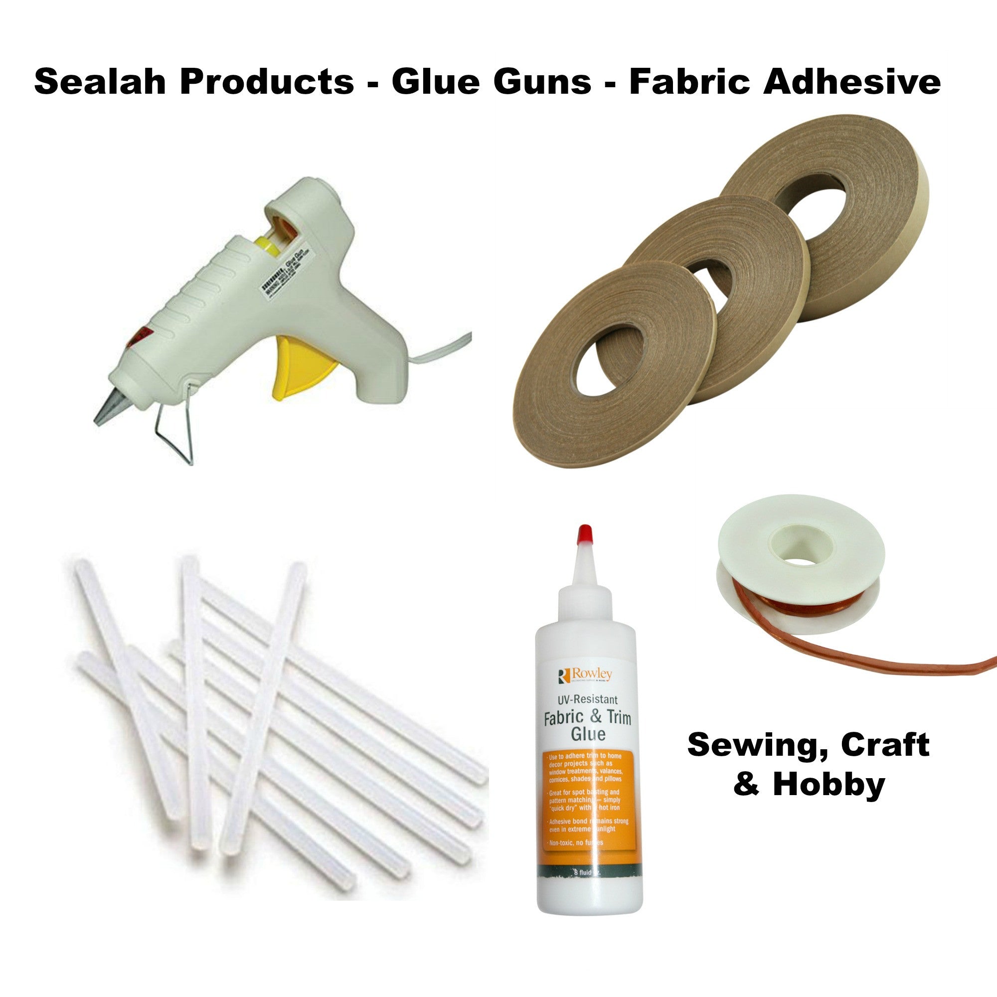 No Sew Tapes ,Adhesives & Fabric Glue