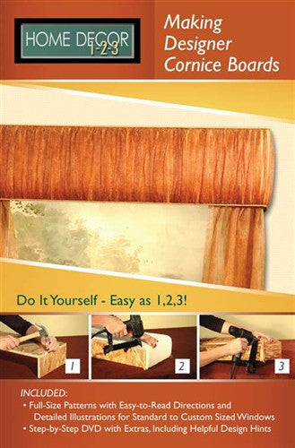 Easy To Create Upholstered Cornice Board Patterns For Your Windows