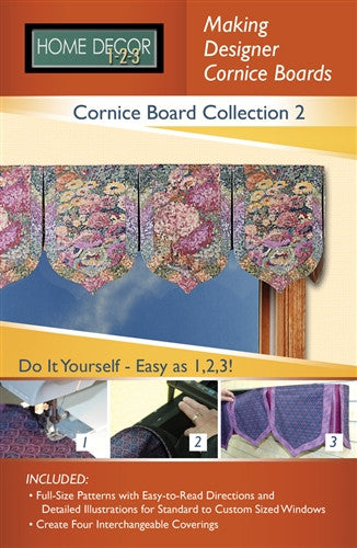 Easy To Create Upholstered Cornice Board Patterns For Your Windows